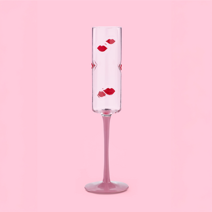With Love Lip Glass Flutes - Set of 2